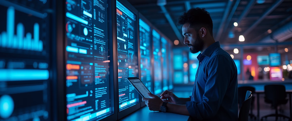 An experienced tech consultant monitoring network systems related to the article Address