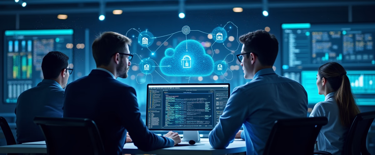 An experienced tech consultant monitoring network systems related to the article What is a Cloud Maturity Assessment and Why Do I Need One