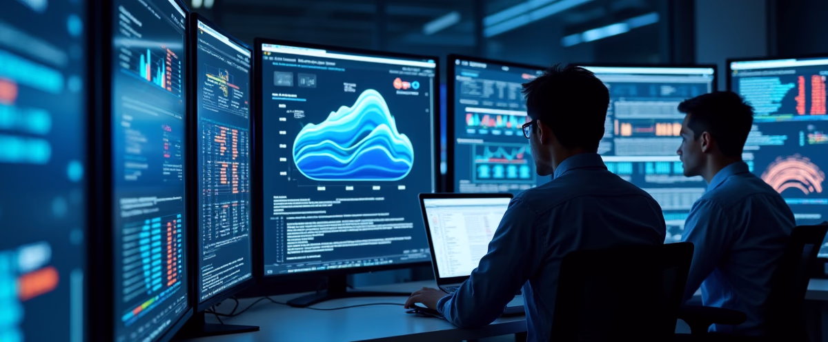 An experienced tech consultant monitoring network systems related to the article Why Cloud Capacity Planning is More Than Just IT Services